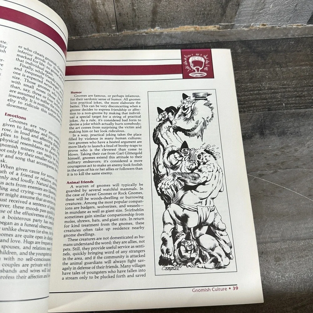 The Complete Book of Gnomes & Halflings Advanced Dungeons & Dragons, 2nd Edition